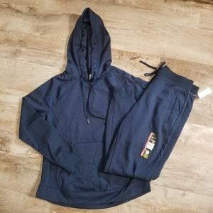 NWT SET Athletic Works Navy Hoodie with Joggers Set Size Small 4/6